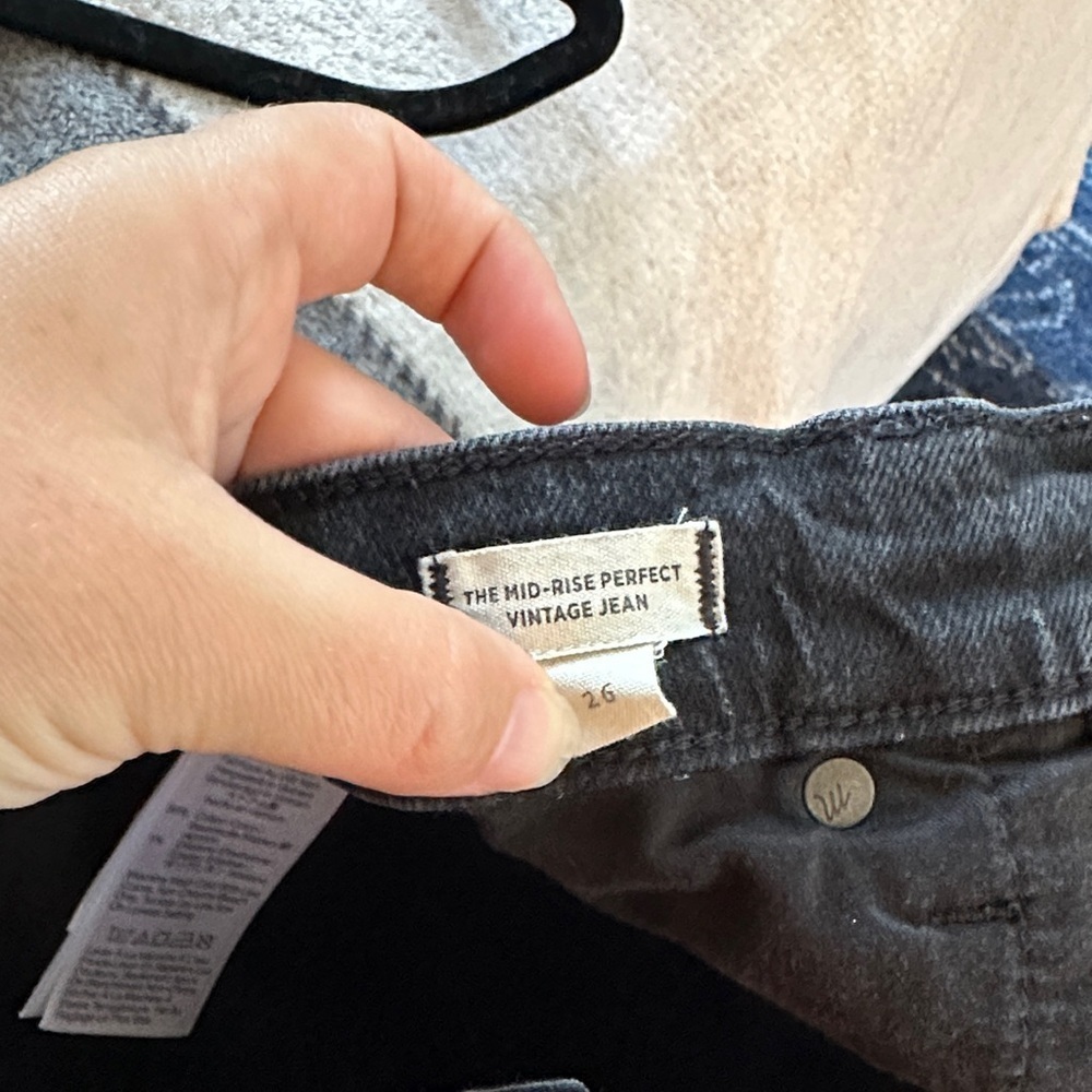 Madewell mid-rise perfect vintage jeans sz 26 - Picture 6 of 6